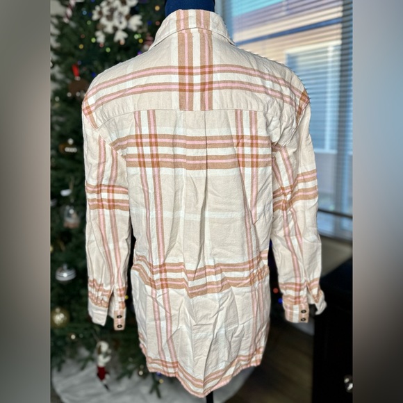 EUC Spell & the Gypsy Collective Musk Basecamp Flannel Botton Down Top - Picture 10 of 13